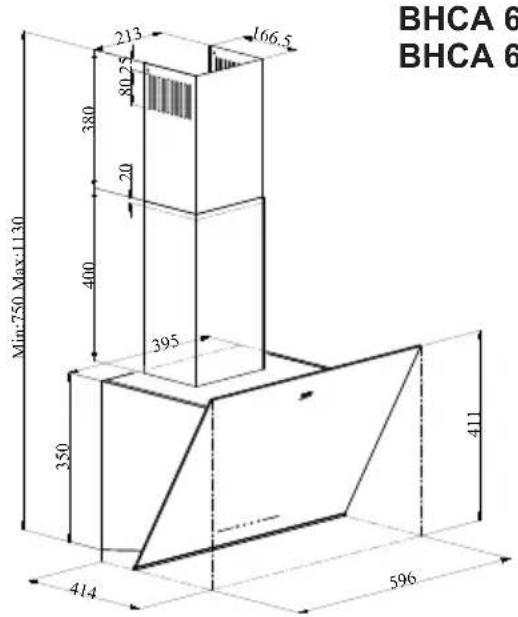 BEKO BHCA94640BH - Общ външен вид - 2
