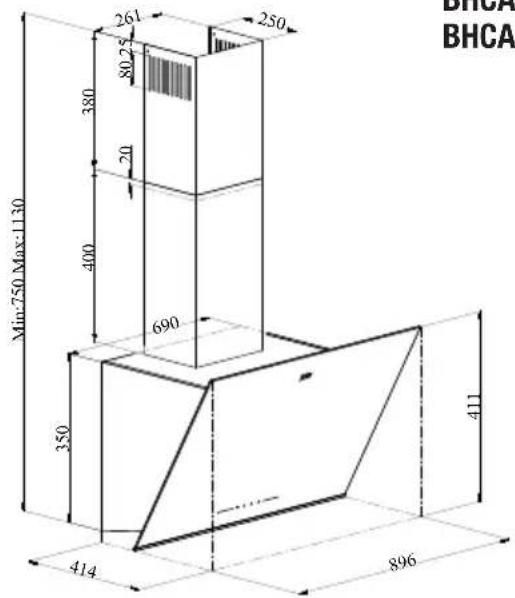 BEKO BHCA94640WH - Aspeto geral - 3