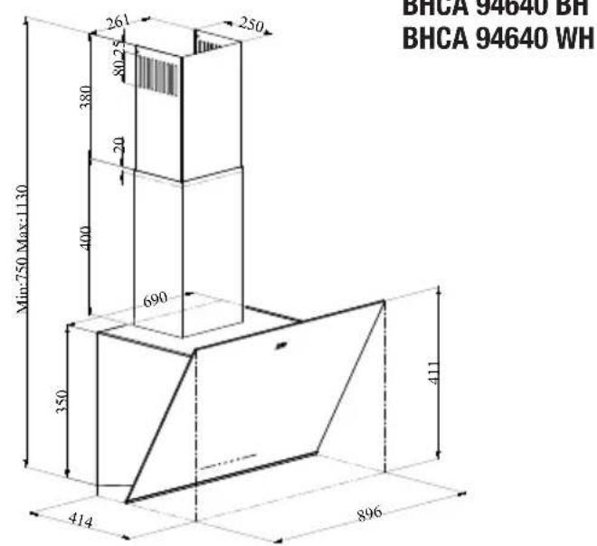 BEKO BHCA94640WH - Aspect general - 3