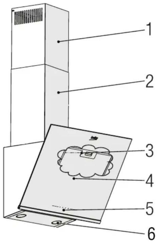 BEKO BHCA94640WH - Celkový vzhled - 1