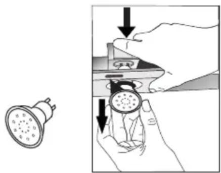 BEKO BHCB91632X - Remplacement de la lampe - 1