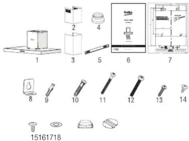 BEKO BHCB91632X - Namestitev dodatkov - 1