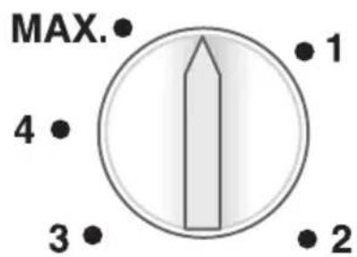 BEKO RFNE312K31WN - Thermostat knob - 1