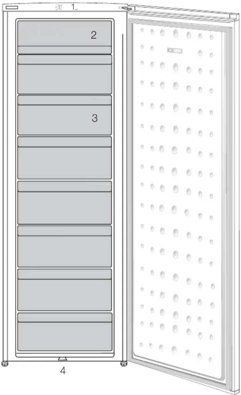 BEKO RFNE312K31WN - Frigiderul - 1
