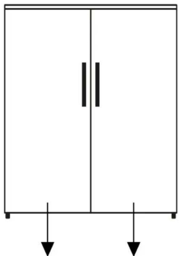 BEKO B3RMFNE314W - Installation of the Cooler and Freezer Products Side-by-side - 1