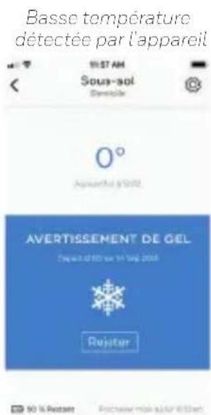 HONEYWELL RWD41T - Fonctionnement Expérience avec l'application Resideo - 3