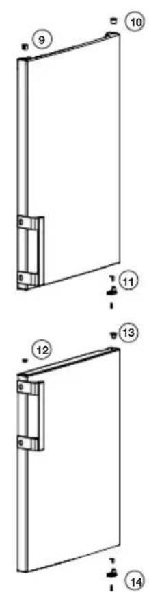 BEKO RCHE300K31SN - Reversing the doors - 2