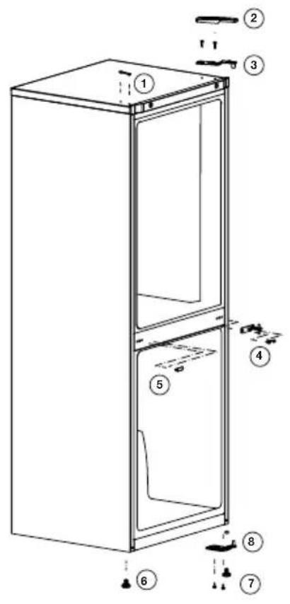BEKO RCHE300K31SN - Réversibilité des portes - 1