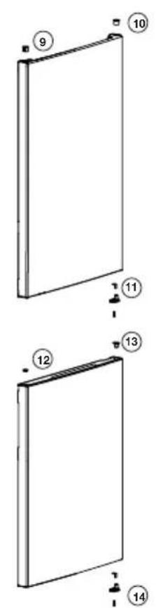 BEKO RCHE300K31SN - Reversing the doors - 2