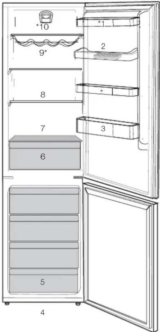 BEKO RCHE300K31SN - frigorífico - 1