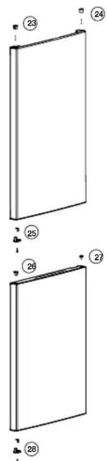 BEKO RCHE300K31SN - Reversing the doors - 6