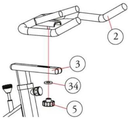 Bladez Fusion GSII - STEP 4: ATTACH THE HANDLEBAR - 1