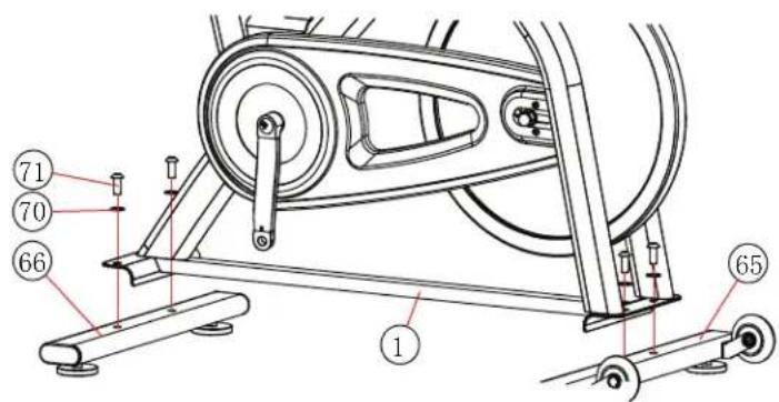 Bladez Fusion GSII - Étape 1 : assemblez les stabilisateurs avant et arrière. - 1