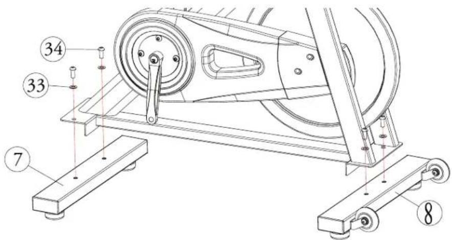 Bladez Master GS - ASSEMBLE FRONT AND REAR STABILIZERS - 1