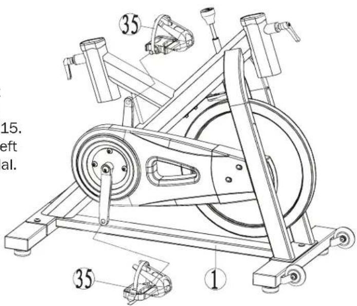 Bladez Master GS - INSTALL LEFT AND RIGHT PEDALS - 1