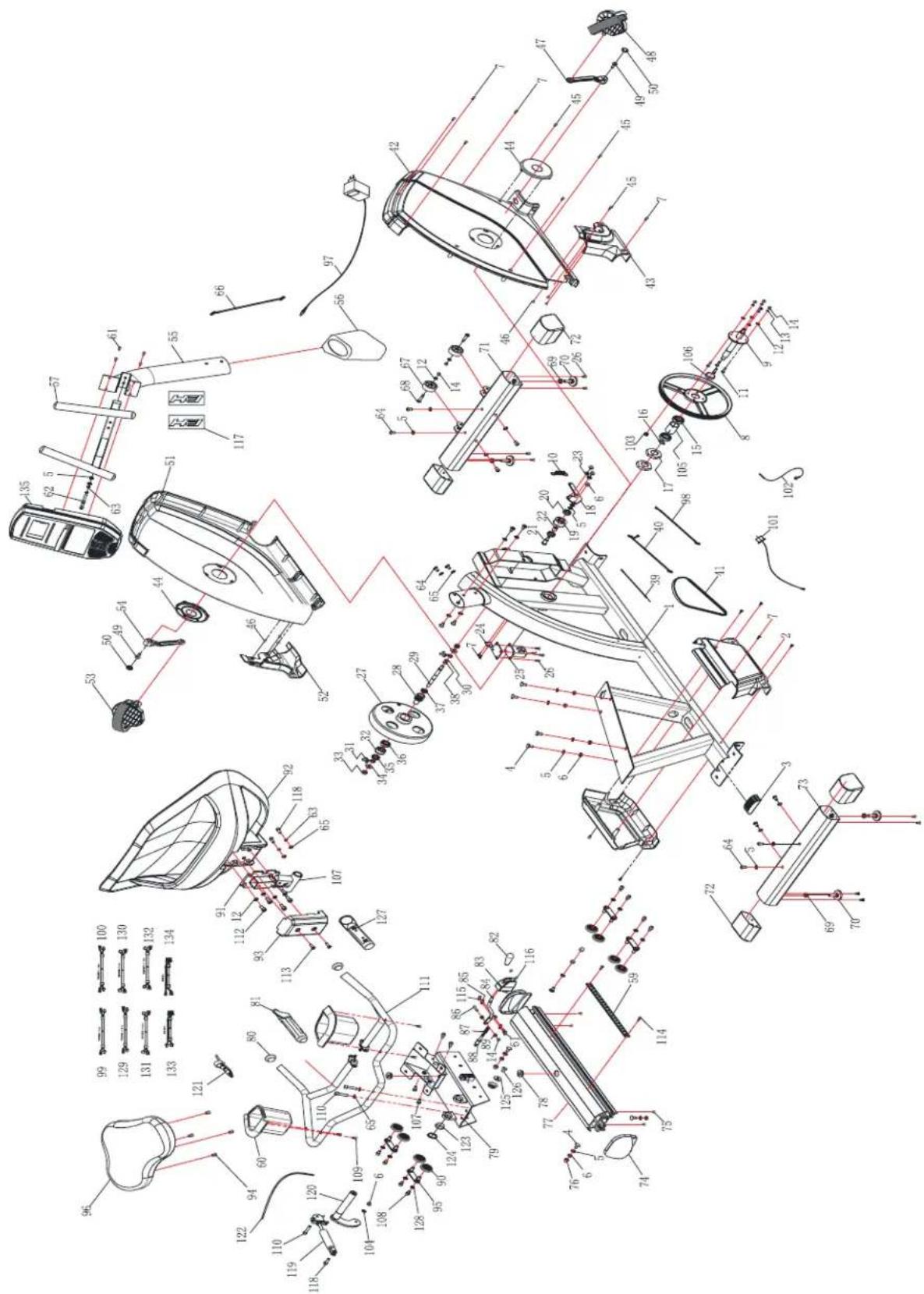 BH FITNESS S5RiB - DÉPLACEMENT DU TAPIS ROULANT - 2