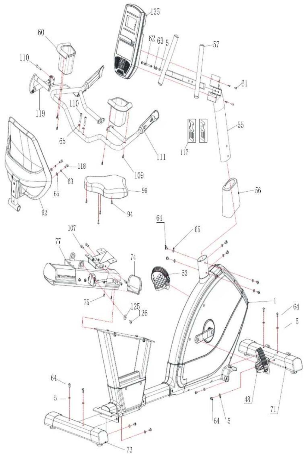 BH FITNESS S5RiB - MOVING THE MACHINE - 2