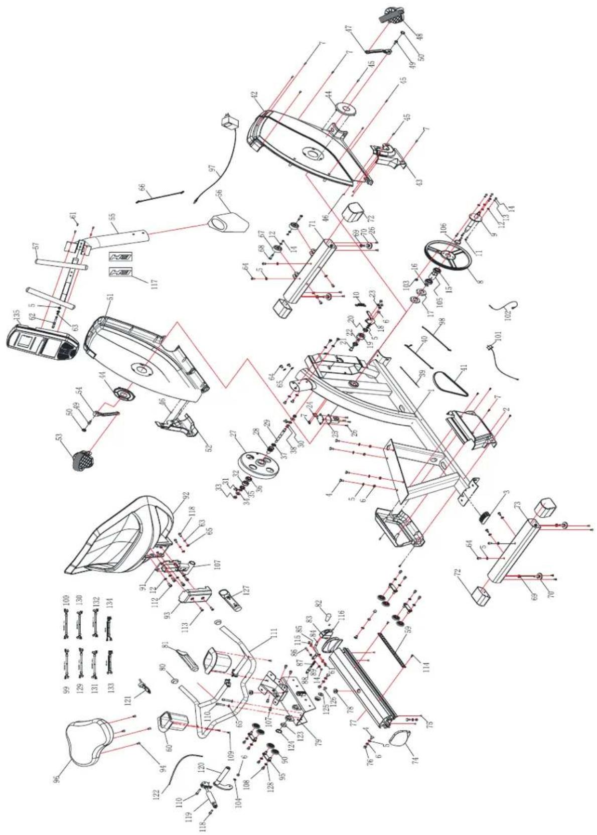 BH FITNESS S5RiB - MOVING THE MACHINE - 3