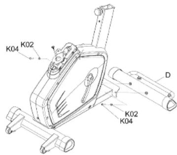 BH FITNESS LK500UiB - Étirements des mollets et des tendons d'achille - 2