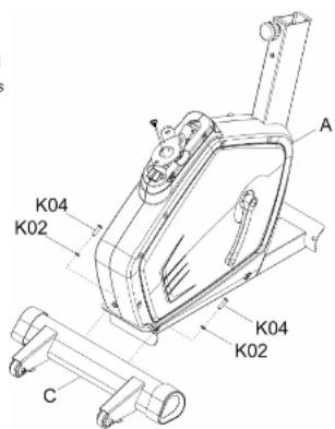 BH FITNESS LK500UiB - Étirements des mollets et des tendons d'achille - 1