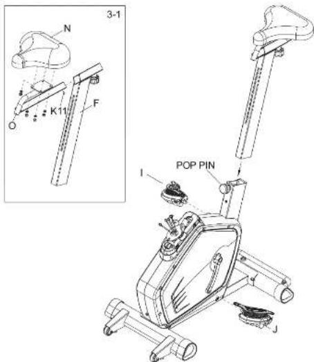 BH FITNESS LK500UiB - Étirements des mollets et des tendons d'achille - 3