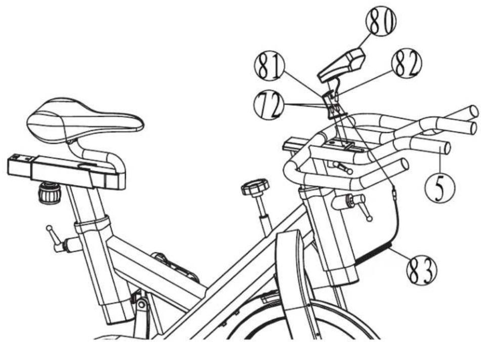 BH FITNESS S3IC - Étape 6 assemblez la SELLE - 2