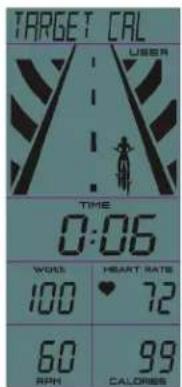 BH FITNESS LK700FB - TARGET DISTANCE PROGRAM - 2