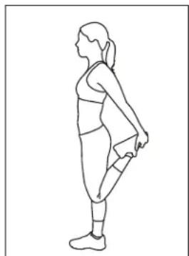 BH FITNESS LK700FB - Étirement des quadriceps - 1