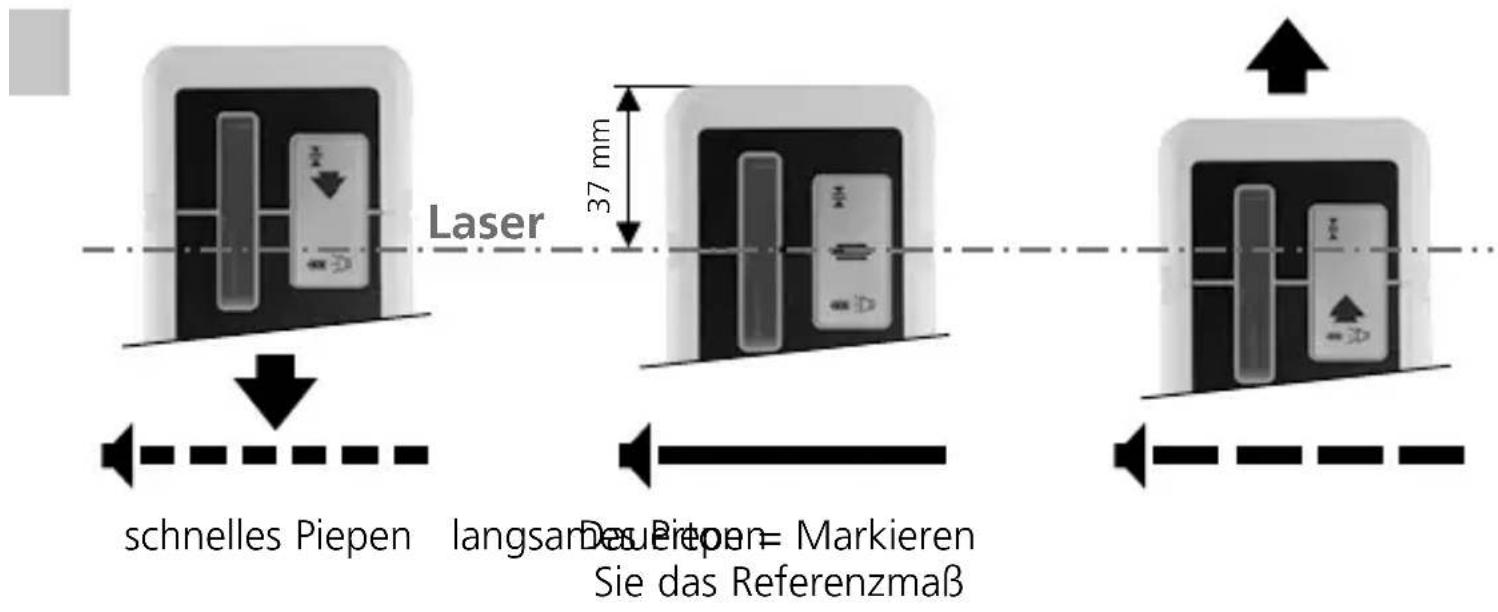Laserliner SensoLite 110 G - Arbeiten mit dem Laserempfänger - 1