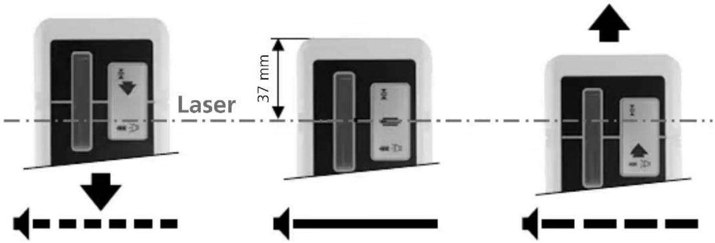 Laserliner SensoLite 110 G - © Laservastaanottimen avulla työskentely - 1