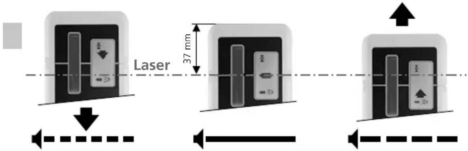 Laserliner SensoLite 110 G - Working with the laser receiver - 1