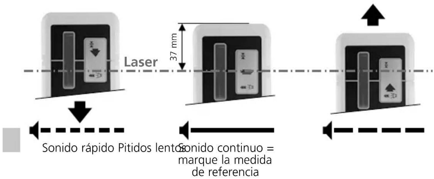 Laserliner SensoLite 110 G - Modo de utilizar el receptor láser - 1