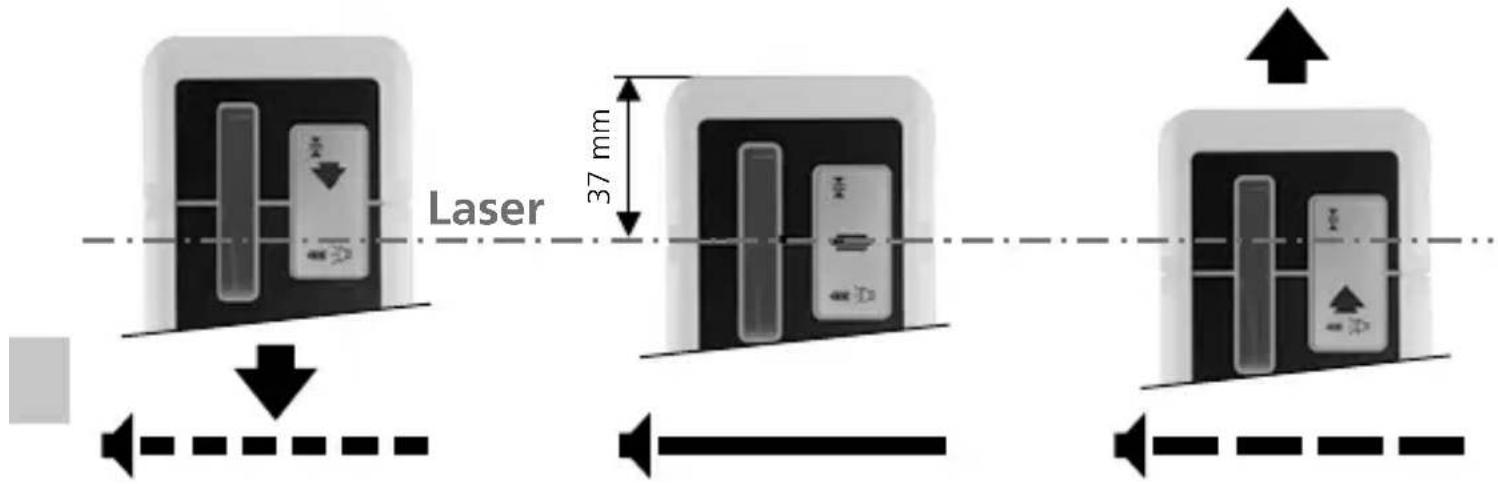 Laserliner SensoLite 110 G - Travailler avec le récepteur - 1