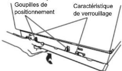 AMANA NTW4519JW - Installation et retrait de la tringle de base (sur certains modèles) - 1