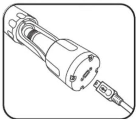 YSI EXO1 - Relier l'adaptateur à la sonde. - 1