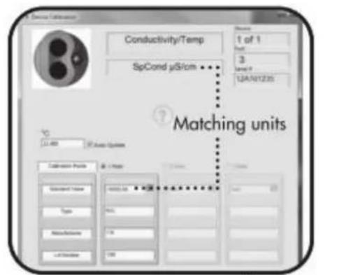 YSI EXO3s - Configuration de la calibration - 1