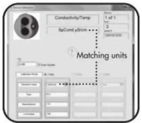 YSI EXO fDOM - Configuration de la calibration - 1