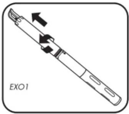 YSI EXO fDOM - Installer les piles - 1