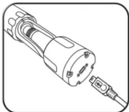 YSI EXO fDOM - Relier l'adaptateur à la sonde. - 1