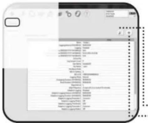 YSI EXO Total Algae PE - Logiciel KOR menu enregistrer - 1