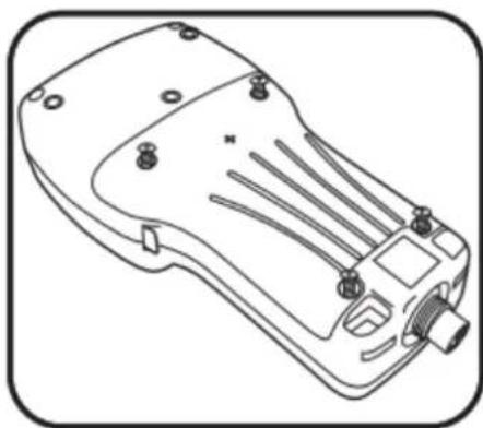 YSI EXO Total Algae PE - Terminal portatif installer ou remplacer les piles - 1