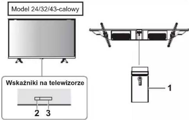 PANASONIC TX24LS500E - Korzystanie z elementów sterowania telewizora - 1