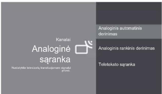 PANASONIC TX43LX700E - Kanalų sąranka (ATV ir CABLE) - 1