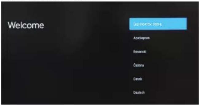PANASONIC TX43LX700E - „Google“ – pradinė sąranka - 1