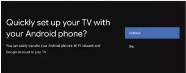 PANASONIC TX43LX700E - Google - configuration initiale - 2