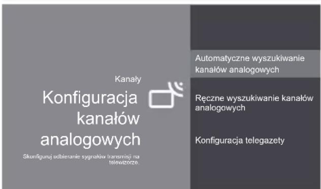 PANASONIC TX43LX700E - Konfiguracja kanałów (telewizja analogowa i kablowa) - 1
