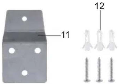 ARDES AR5W40RW - Wandinstallations-Kit: - 1