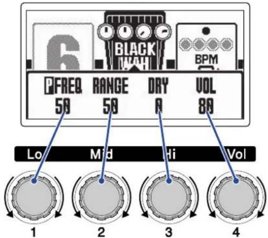 ZOOM G2 FOUR - Réglage des effets à pédale - 6