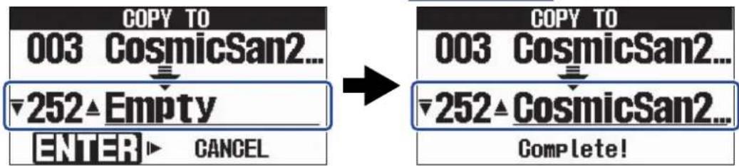 ZOOM G2 FOUR - Copie et sauvegarde des mémoires de patch - 7