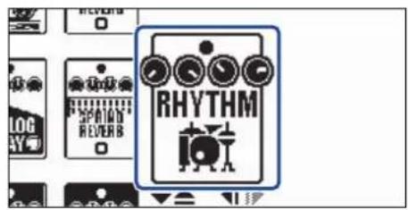 ZOOM G2 FOUR - Réglage de l'effet rythme - 3